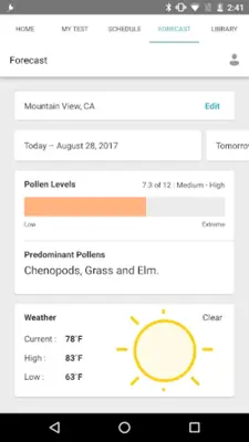 myAllergyPal® android App screenshot 0